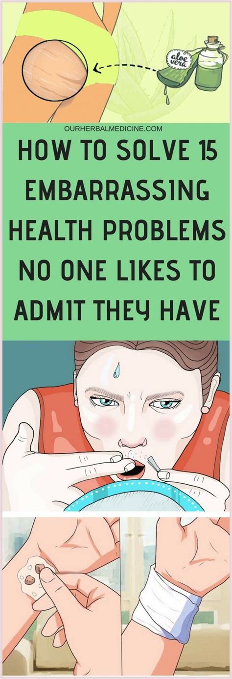 How To Solve 15 Embarrassing Health Problems No One Likes To Admit They Have In 2020 Health