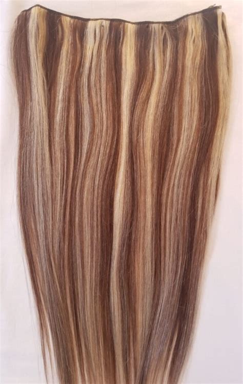 20 Weft Hair 100 Gramsweft Weaving Without Clips100 Highlighted