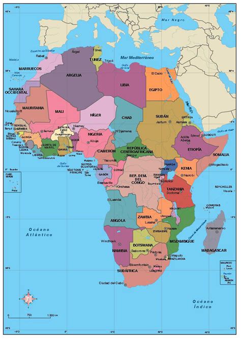 Click on the map above for more detailed country maps of africa. Modern Africa Info & Map - Amata.Org