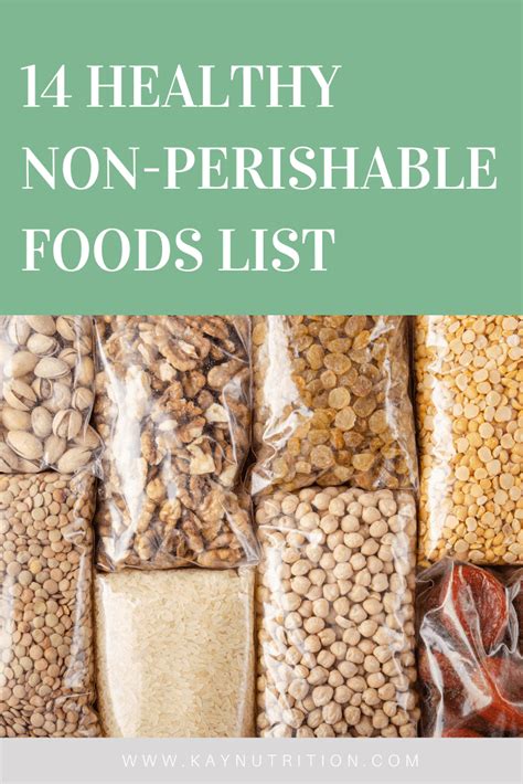 14 Healthy Non Perishable Foods Stephanie Kay Nutrition