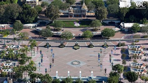 Aerial Footage Shows An Eerily Quiet Orange County Disneyland