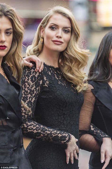 An ongoing look at the model's best outfits. Lady Kitty Spencer oozes elegance in racy lace dress