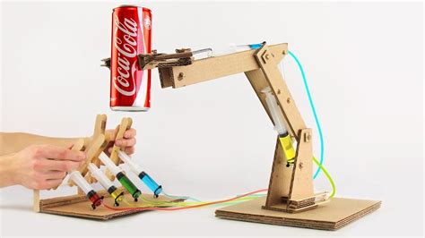 How To Make Hydraulic Powered Robotic Arm From Cardboard Robotic Arm