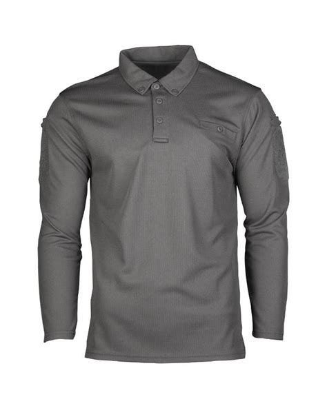 Tactical Polo Shirt With Long Sleeves Quick Drying Mil Tec® Urban