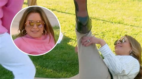 Kyle Richards Demonstrates Scissoring On Dorit Kemsley After Revealing Shed Date Women