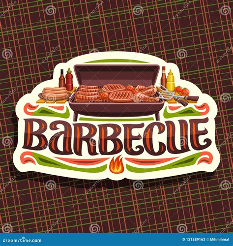 Barbecue Cartoon Vector 57948289