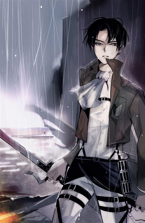 Theme made for attack on titan levi fans. Levi Ackerman - Attack on Titan - Mobile Wallpaper ...
