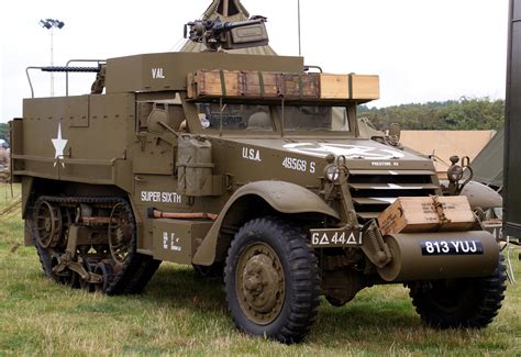 Images Military Vehicle Half Track M16 Zsu Military 2048x1408