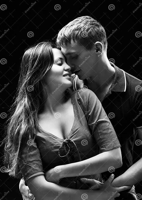 Portrait Of A Passionate Couple Stock Image Image Of Cute Casual