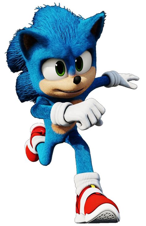 Sonic Run Pose Sonic Hedgehog Movie Sonic Fan Art