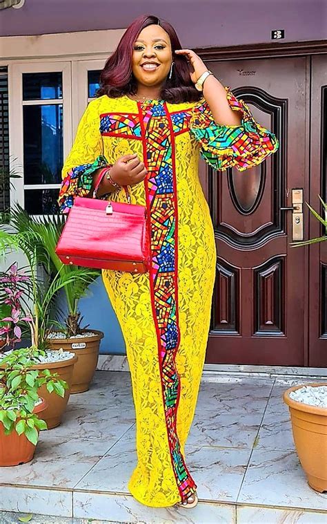 Latest Ankara And Lace Combination Styles For Classy Ladies Stylish