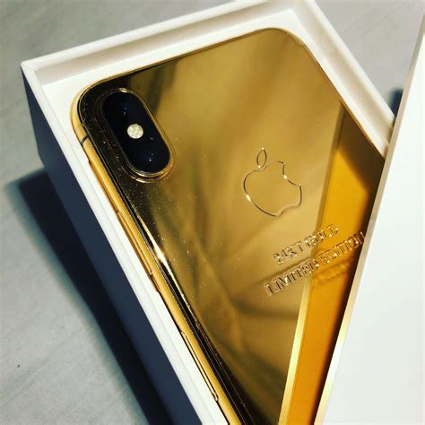 Iphone X 24k Gold Plated Limited Edition Iphone Iphones For Sale
