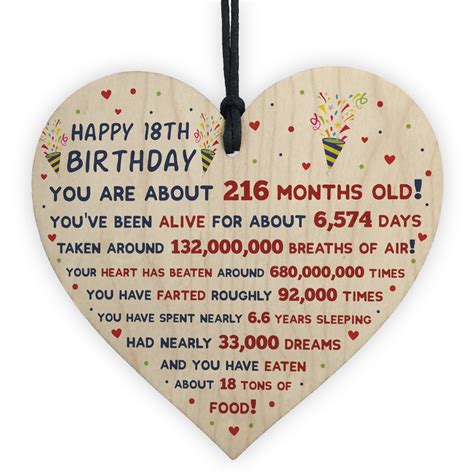 In case you have run out of ideas for the 18th birthday party games, we have a perfect one. 18th Birthday Gift For Daughter Son 18th Birthday Facts Heart