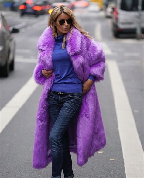 purple gitta banko winter collars simplicity dress woman colour overcoats sleeve styles