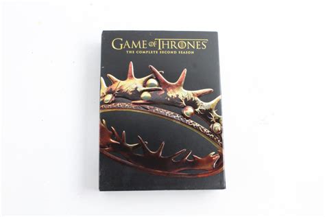 Perfect for fans of hbo's game of thrones—a boxed set featuring the first five novels! Game Of Thrones Complete Second Season Box Set | Property Room