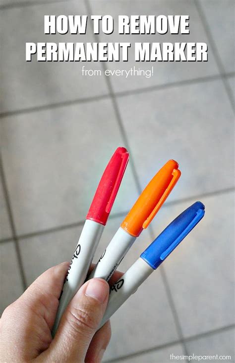 Learn How To Remove Permanent Marker From Everything