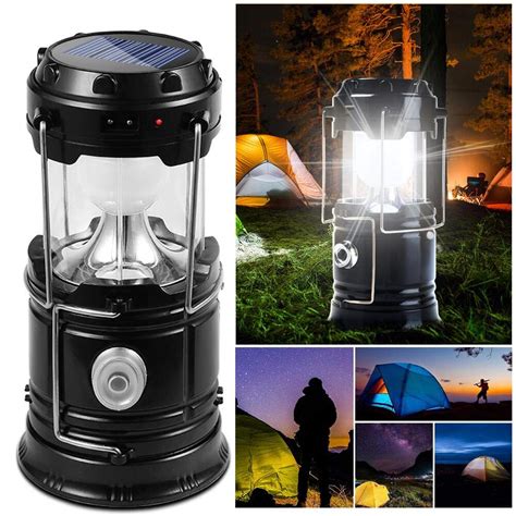 Damigram Led Campinglampe Wiederaufladbar Solar Camping Laterne