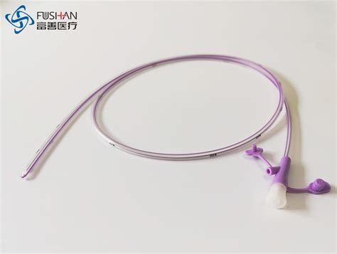 Fushan Medical Disposable Pu Feeding Tube With Enfit Connector And