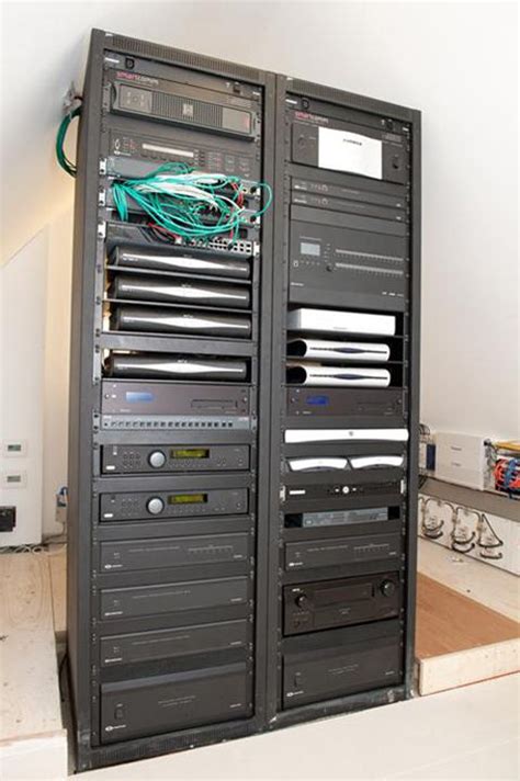 Network racks are ideal for mounting, housing, and organizing numerous once installed, a network rack will be the central point for you to manage and maintain all your voice, video, data, security, and home automation services. Home automation equipment rack - the "brains" behind the ...