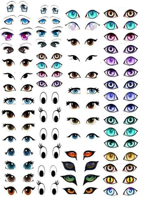 Ojos Para Recortar Dibujos De Ojos Para Colorear