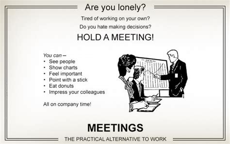 Meetings The Practical Alternative To Work By Baekdal Blog