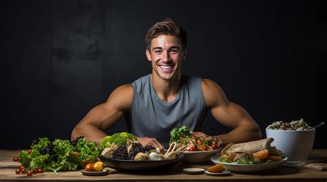 Fit Man And Healthy Food Free Stock Photo Public Domain Pictures