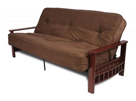 Metal arm futon with 6 mattress, (1, black). Futon Frame with Storage Arms - Walmart.com - Walmart.com