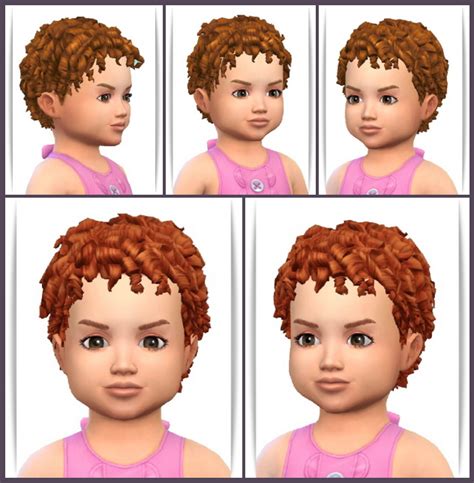 Sims 4 Curly Child Male Hair Bppase