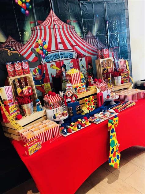 Everson’s Vintage Circus 2nd Birthday Party Carnival Themed Party