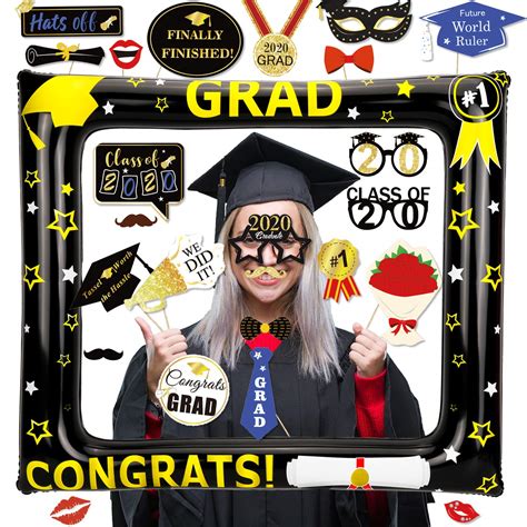 Buy Konsait Graduation Photo Booth Frame Inflatable Selfie Picture