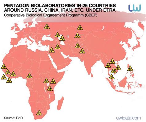Locations Of Us Bio Weapons Labs On A Map Foreign Affairs Nigeria
