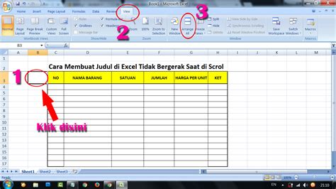 Cara Membuat Excel Bisa Digeser Kumpulan Tips