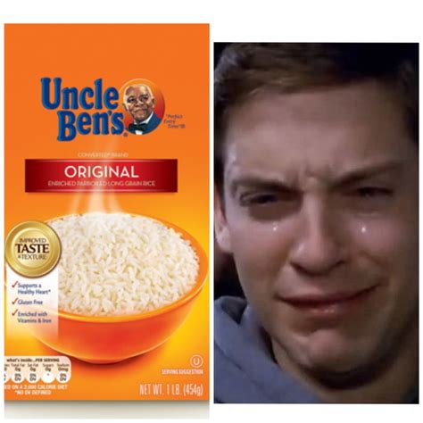 Spiderman Uncle Ben Rice Meme