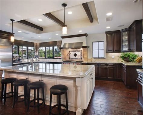 See likewise various other 19 stunning hardwood floor and cabinet color matching listed below right here! Best Dark Cabinets Light Island Design Ideas & Remodel ...