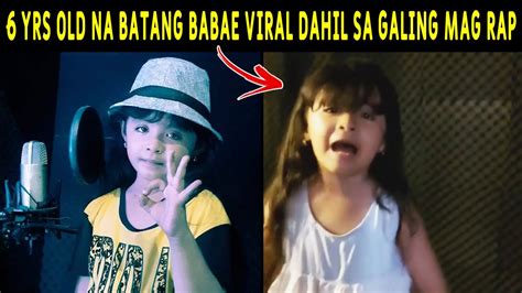Viral Ang Batang Babae Dahil Sa Galing Mag Rap Youtube