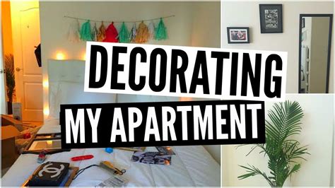 Master an eclectic decorating style. DECORATING MY APARTMENT! - YouTube