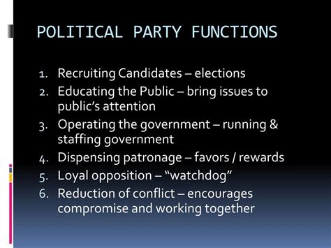 Ppt Political Parties Powerpoint Presentation Free Download Id1632511