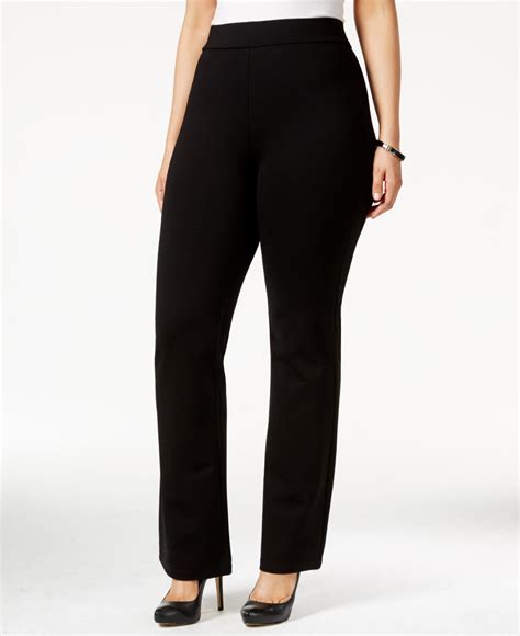 Lyst Nydj Plus Size Belinda Pull On Bootcut Pants In Black