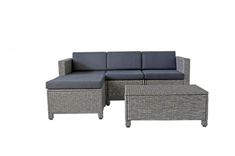 Free shipping on orders over $35. Outdoor 3 Seater Sofa Lounge Set with Ottoman and Table ...
