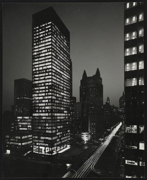 Seagram Building Ludwig Mies Van Der Rohe New York 1958