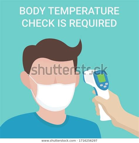 Find Body Temperature Check Sign During Covid19 Stock Images In Hd And
