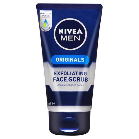 Buy Nivea For Men Exfoliating Face Scrub 75ml Online At Chemist Warehouse®