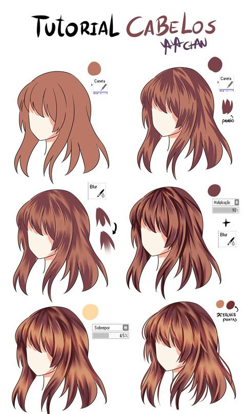 Pin By Robin On Drawing Drawing Hair Tutorial Anime Hair Color Drawings