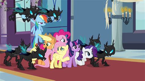 Image The Mane Six Captured By The Changelingspng Villains Wiki
