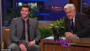 Liam Hemsworths Raunchy Tv Past Revealed On Jay Leno Show Daily Mail