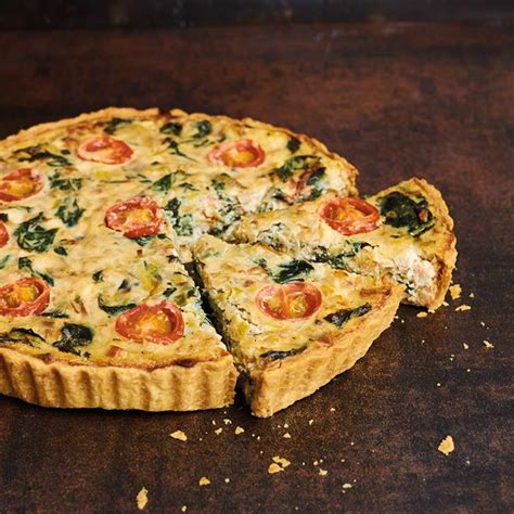 Quiche Met Spinazie Feta En Serranoham