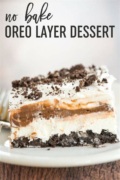 2 packages of chocolate pudding. No Bake Oreo Layer Dessert | Recipe | Oreo layer dessert ...