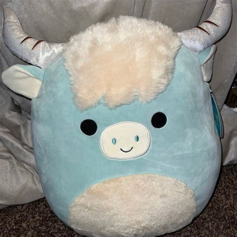 Squishmallows Toys Armie The Blue Highland Cow Squishmallow 6 Nwt