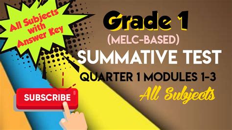 Summative Test Grade Grade Quarter Modules All Subjects Sexiezpicz Web Porn
