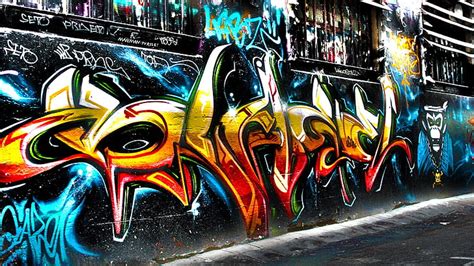Hd Wallpaper Multicolored Graffiti Artistic Psychedelic Trippy